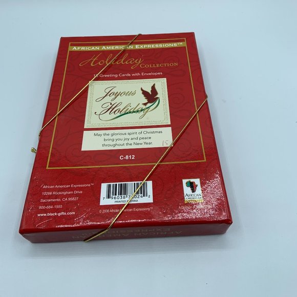 African American Expression Holiday Collection Christmas Cards - Joyous Holiday - Picture 2 of 2